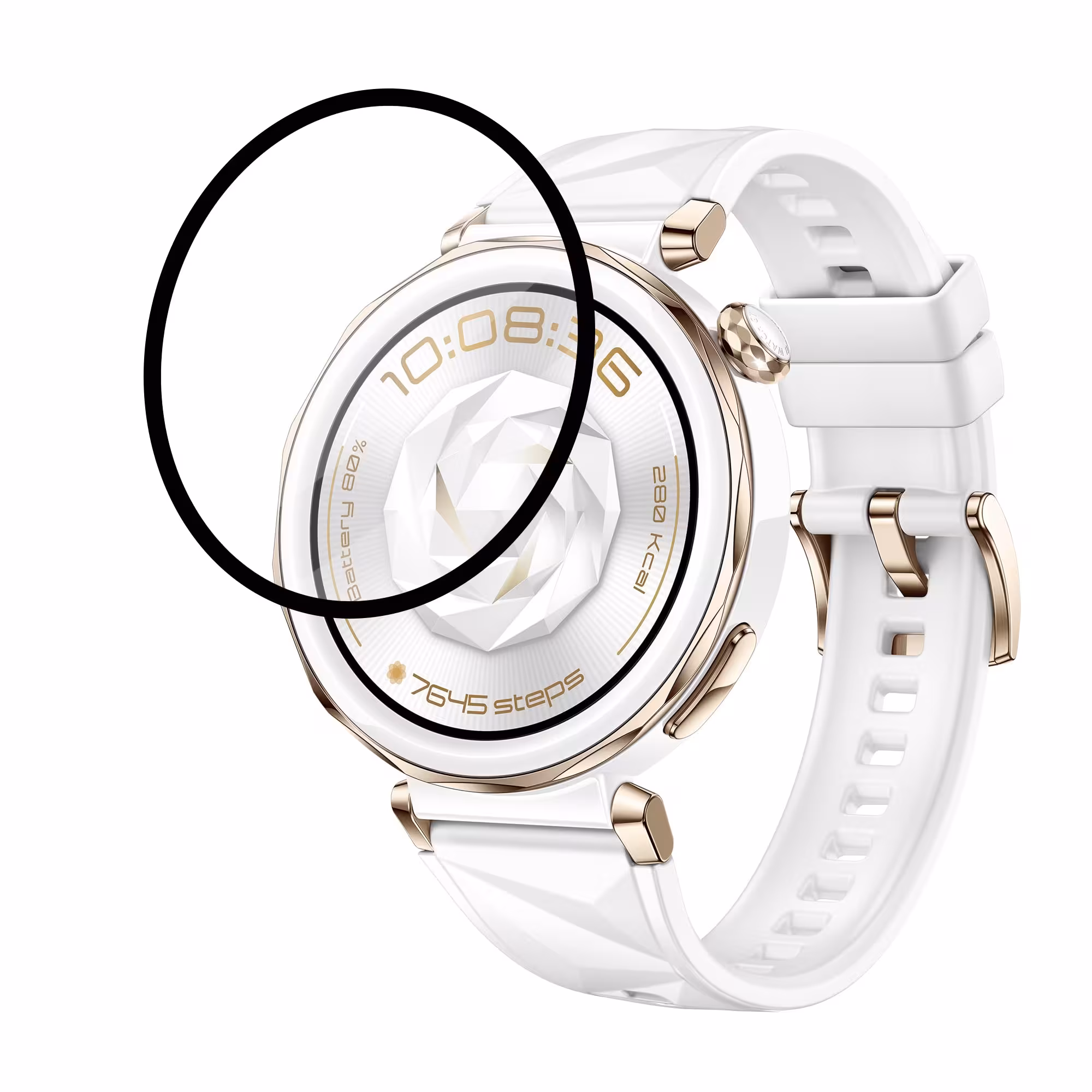 Vidrio Templado protector de pantalla Nanoglass Para Huawei Watch Gt5 Pro 42mm