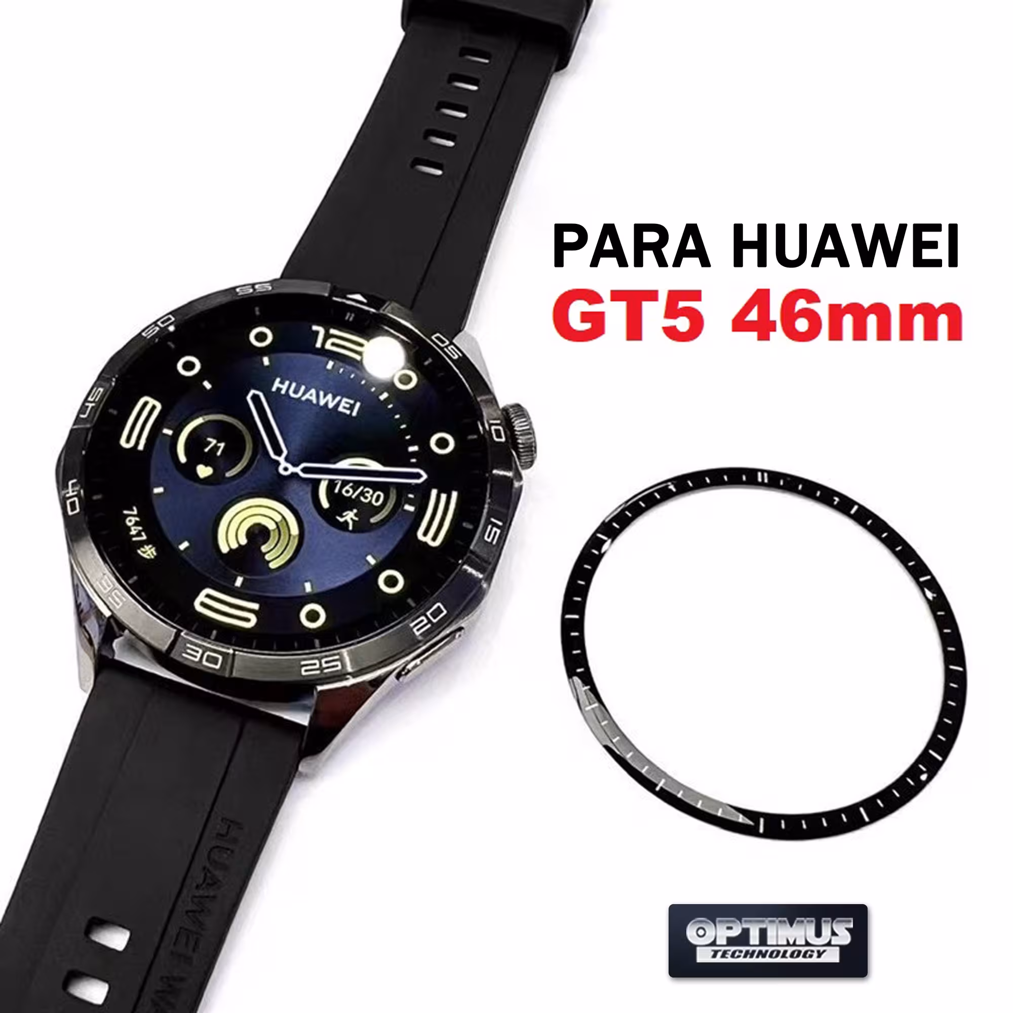 Vidrio Templado Protector de Pantalla Nanoglass Para Huawei Watch Gt5 46Mm