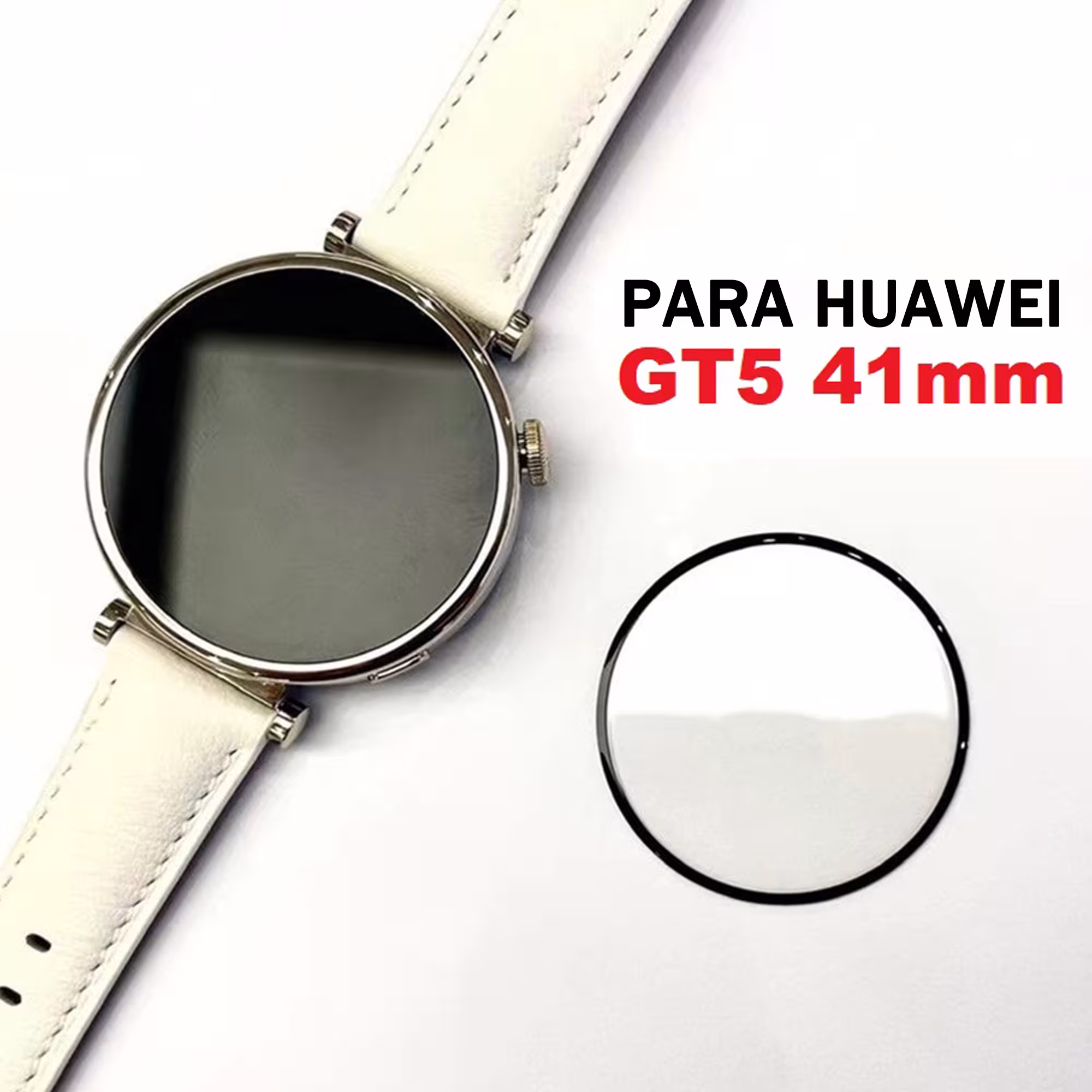 Vidrio Templado Protector de Pantalla Nanoglass Para Huawei Watch Gt5 41Mm