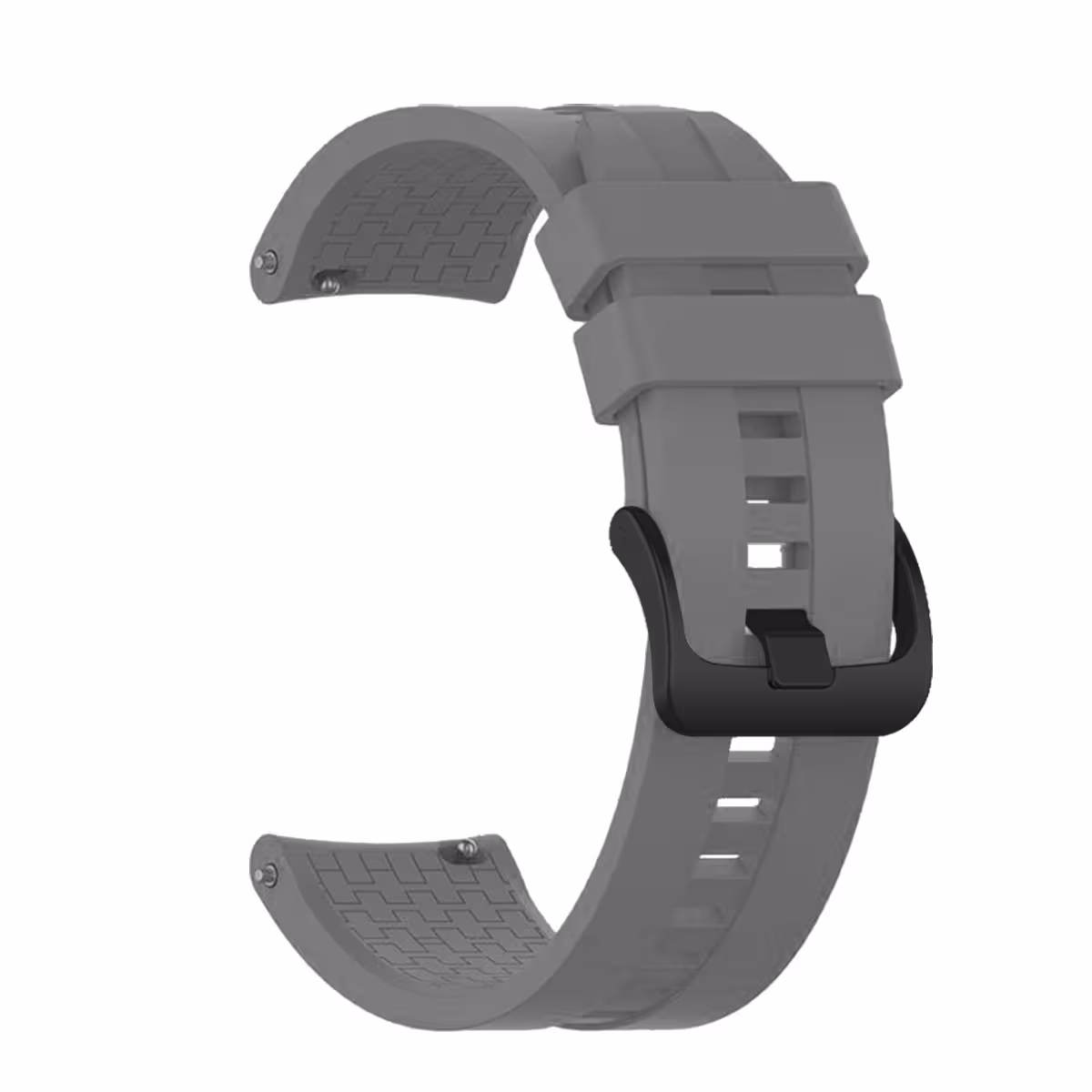 Kit Correa de silicona con broche de metal negro Y Vidrio Templado Nanoglass Protector Para Reloj Samsung Galaxy Watch 7 44mm