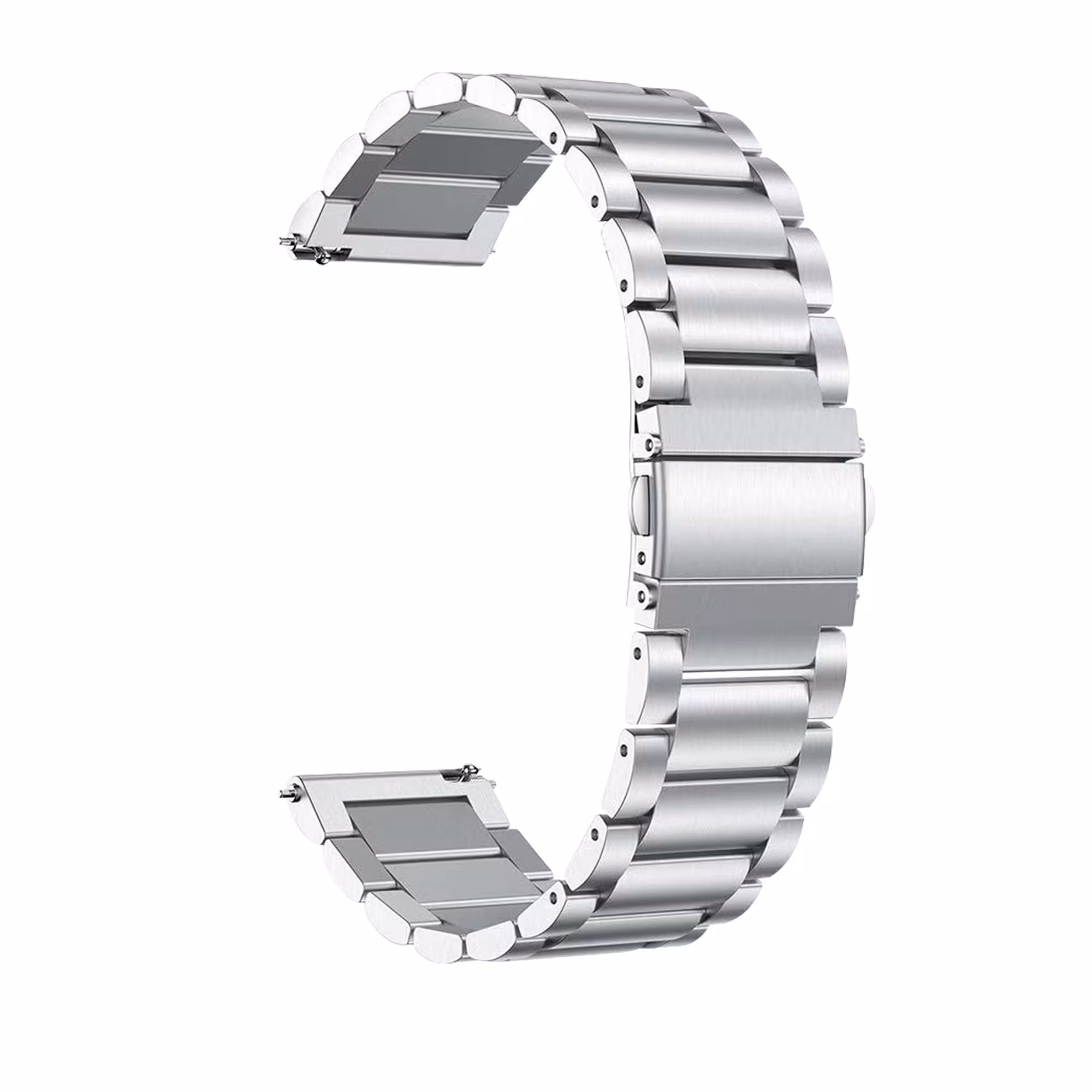 Kit Correa de metal Acero Inoxidable Y Vidrio Templado Nanoglass Protector Para Reloj Samsung Galaxy Watch 7 44mm