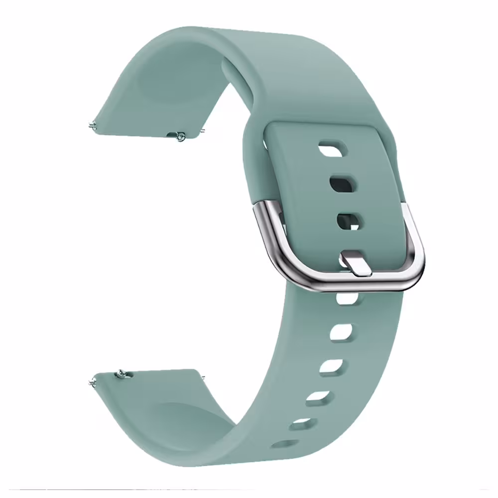 Kit Pulso Correa de Goma Y Vidrio Templado Nanoglass Protector Para Reloj Samsung Galaxy Watch Fe 40mm