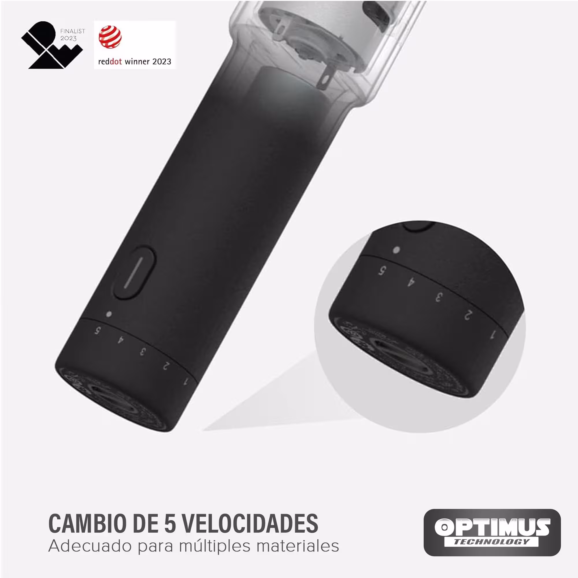 Kit de Herramientas Rotativas HOTO 35 en 1 Inalámbrica 4V | Herramienta eléctrica multiusos para lijar pulir taladrar tallar