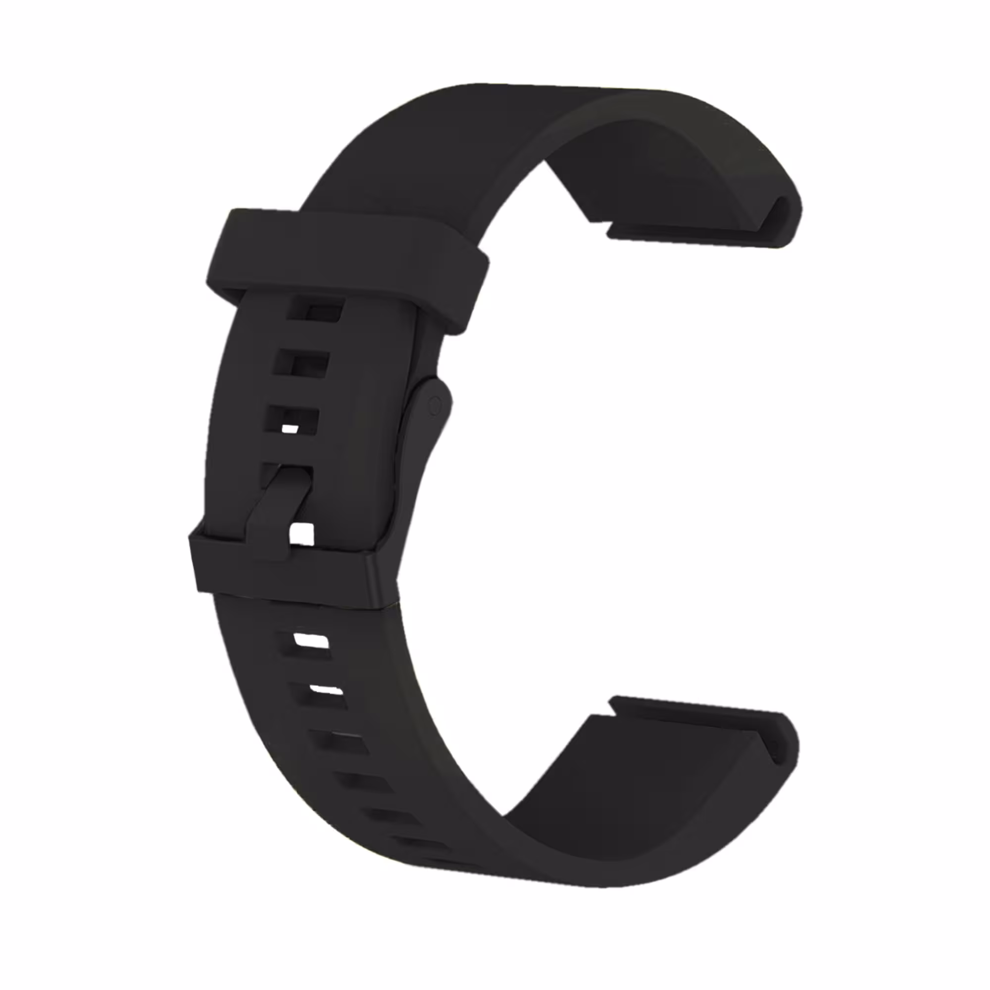 KIT Correa Pulso de goma hebilla negra y Vidrio templado cerámico para Reloj Smartwatch Samsung Galaxy Watch Fe 40mm