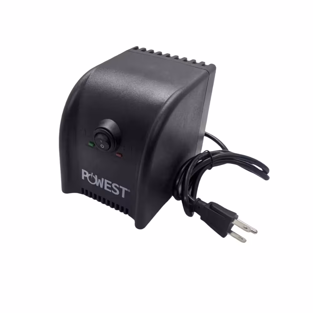 Regulador de Voltaje Powest Copyline 2.2 KVA (2200 VA / 1200 W) 120 V Automático Color Negro