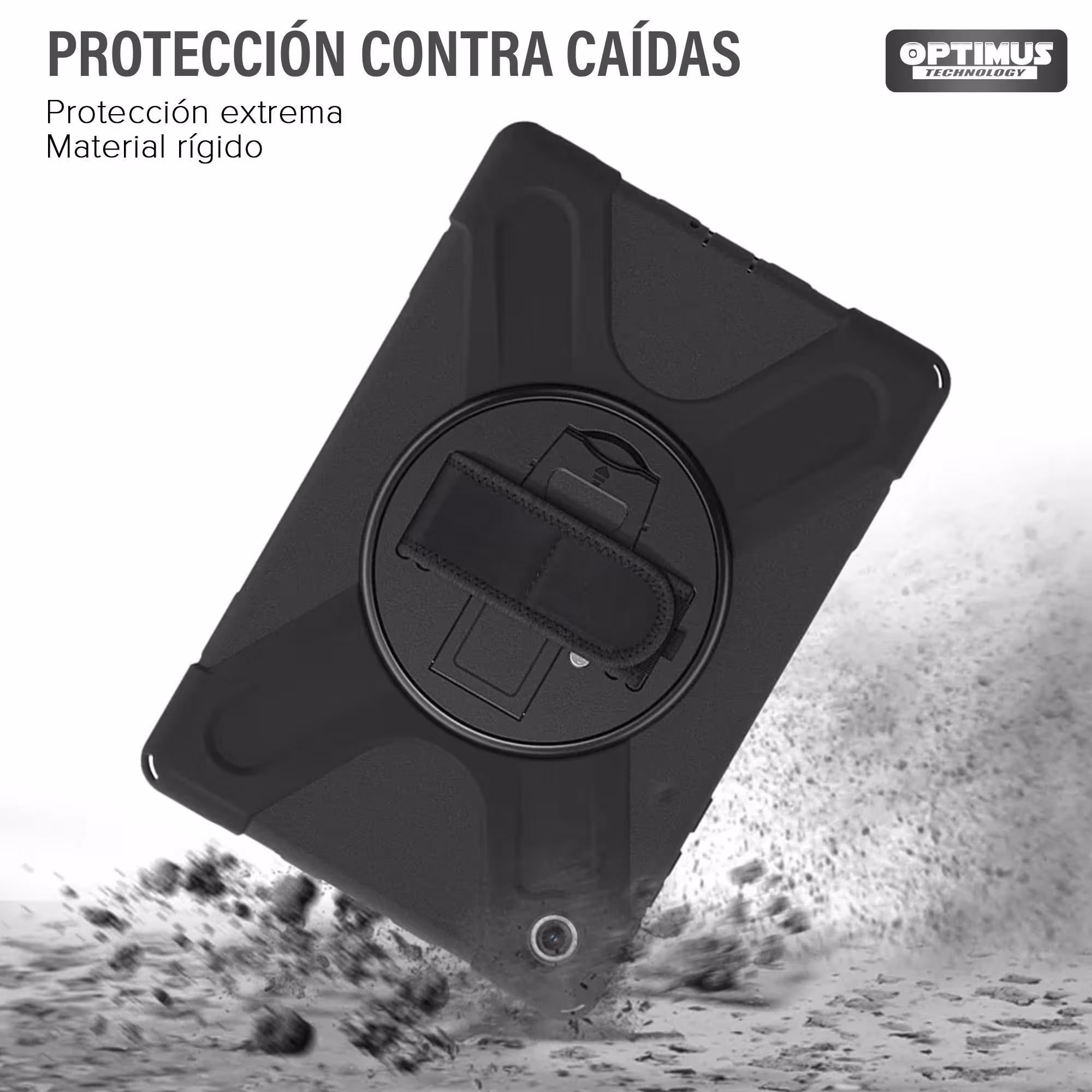 Estuche Forro Case antishock de correa con soporte de 360° Anti golpes para Samsung Galaxy Tab A11 Plus 2025 SM-X230 SM-X236