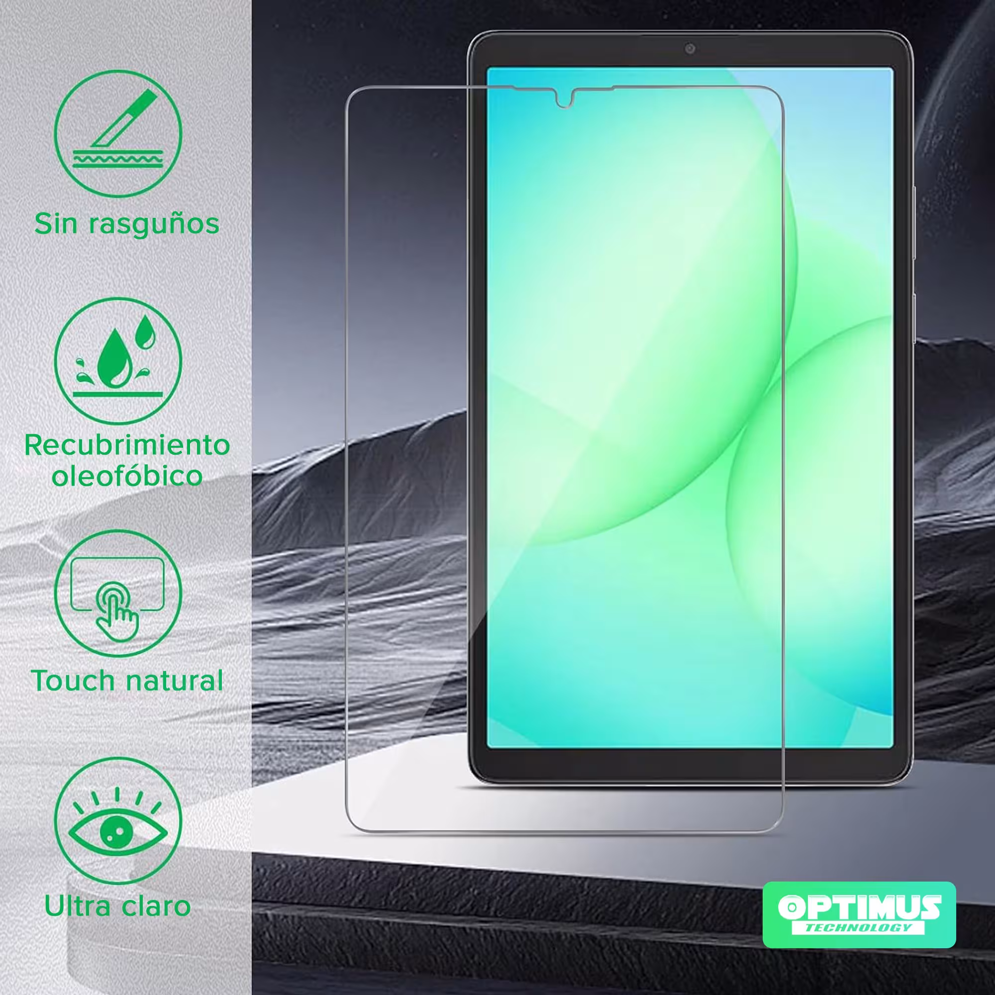 Vidrio templado Protector de pantalla para Samsung Galaxy Tab A11 8.7 Pulgadas 2025 SM-X130 SM-X135N