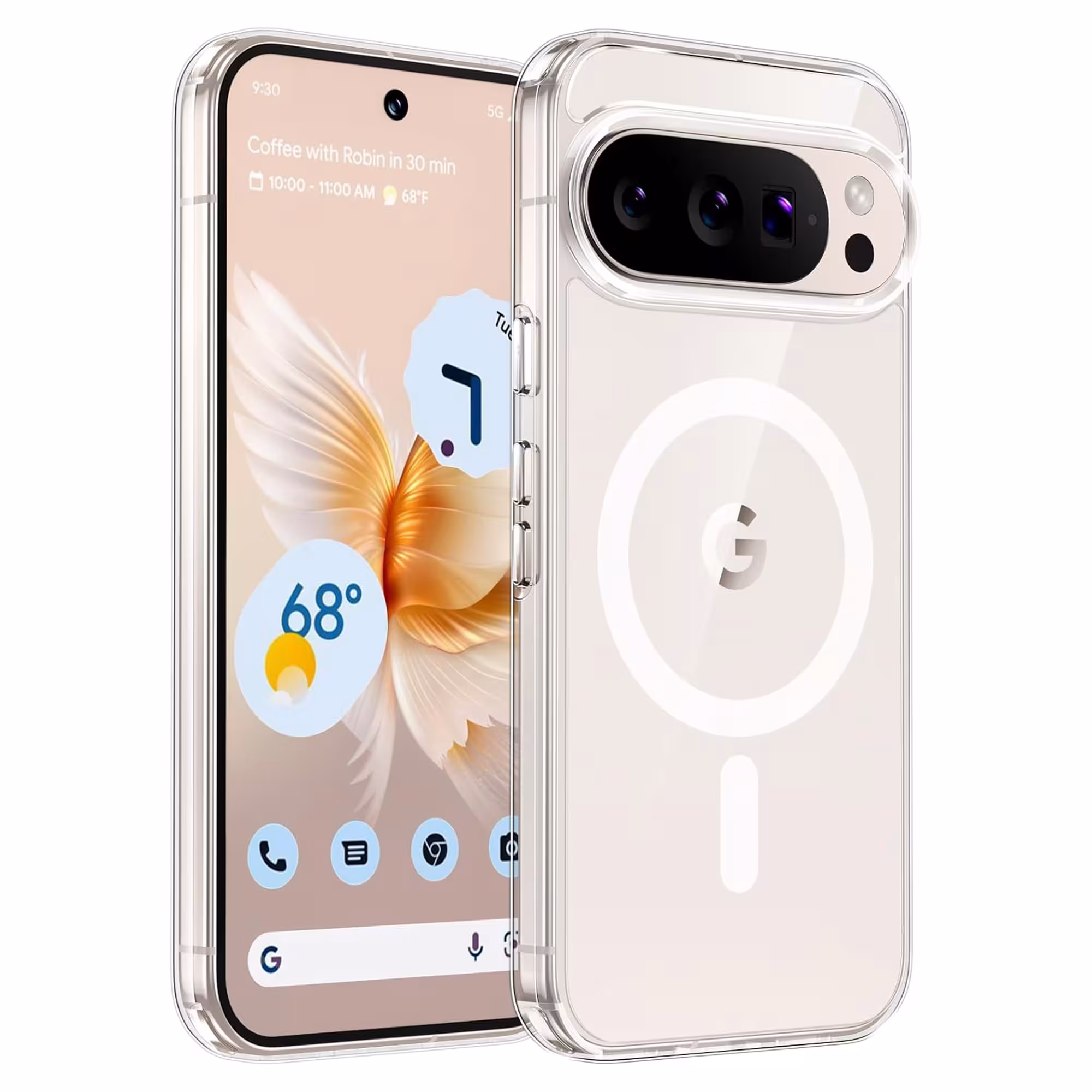 Estuche Funda transparente con Tecnología Magsafe para Google Pixel 10 2025