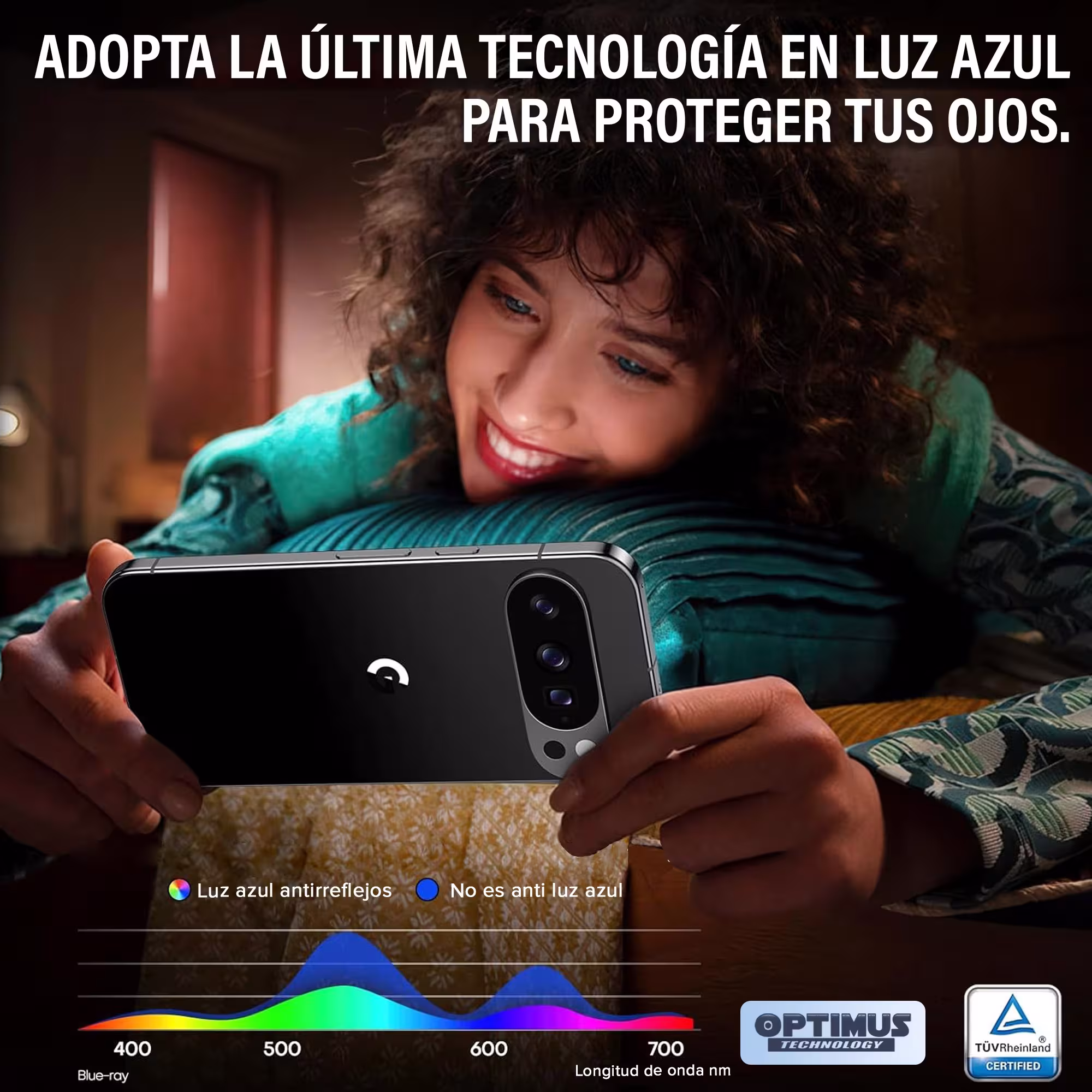 Vidrio templado protector de pantalla para Google Pixel 10 2025