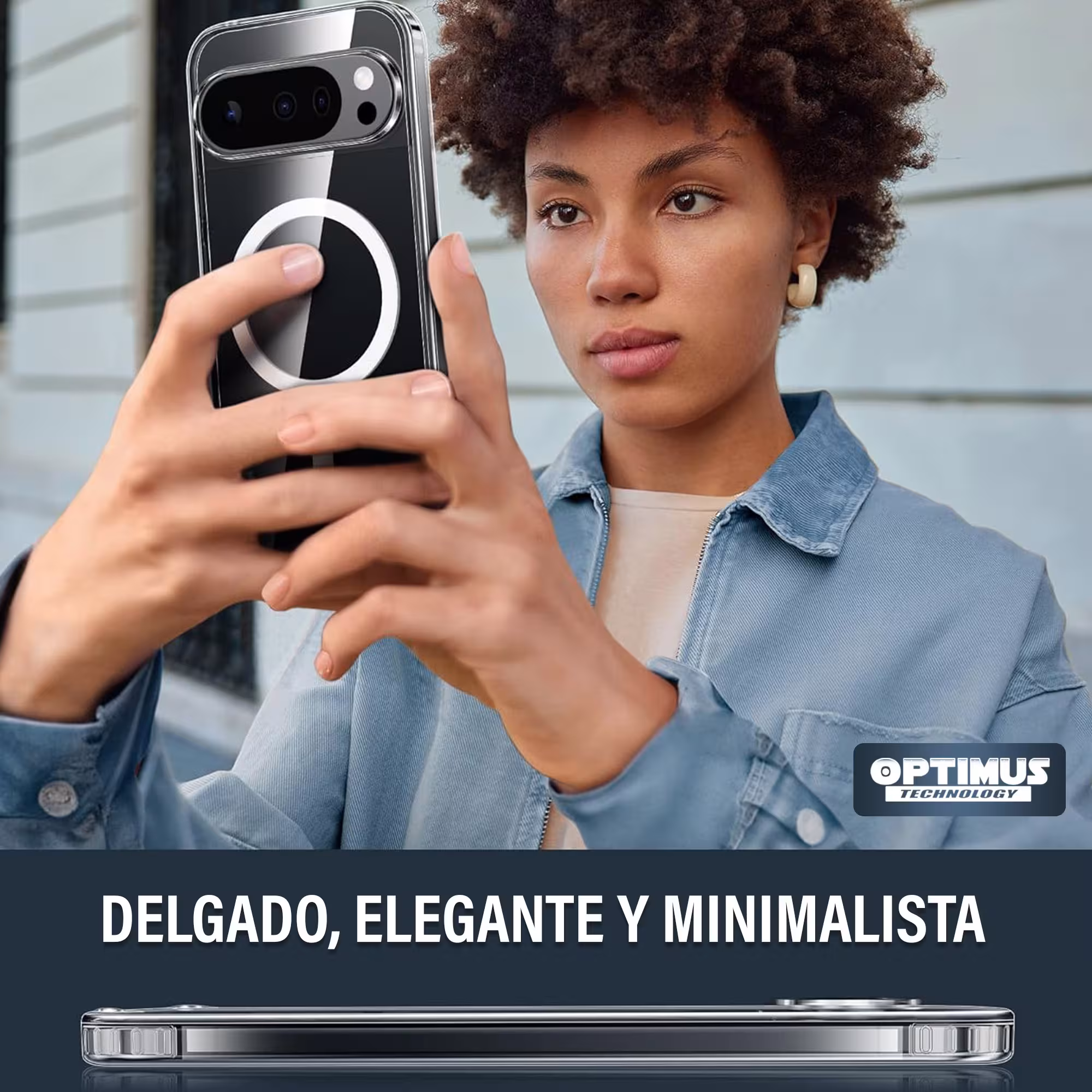 Estuche Funda transparente anticaída para Google Pixel 10 Pro XL 2025 con tecnología MagSafe