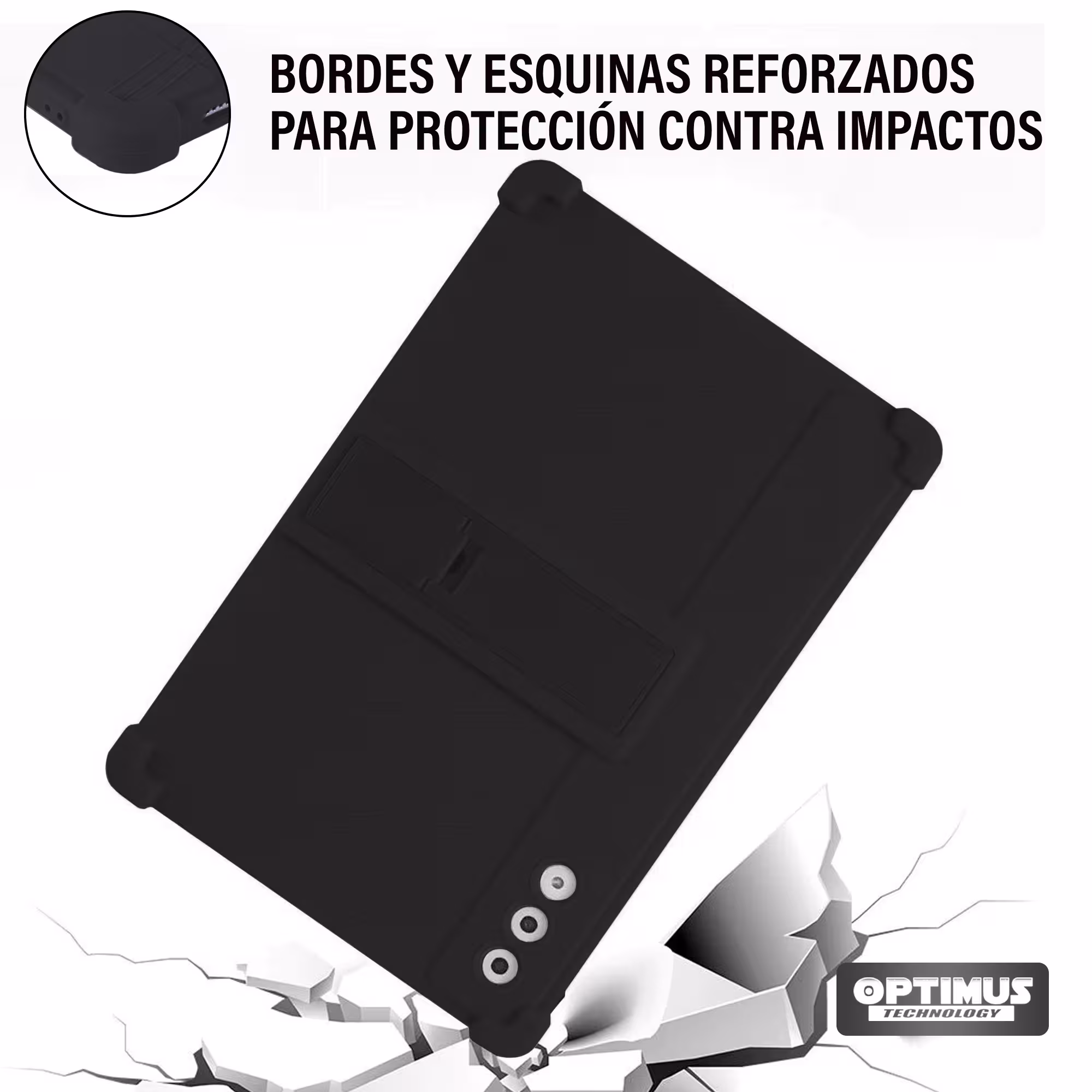 Estuche Case de goma flexible Antigolpes para Lenovo Yoga Tab Plus 12.7 Pulgadas 2025 TB520FU ZAEG0096US