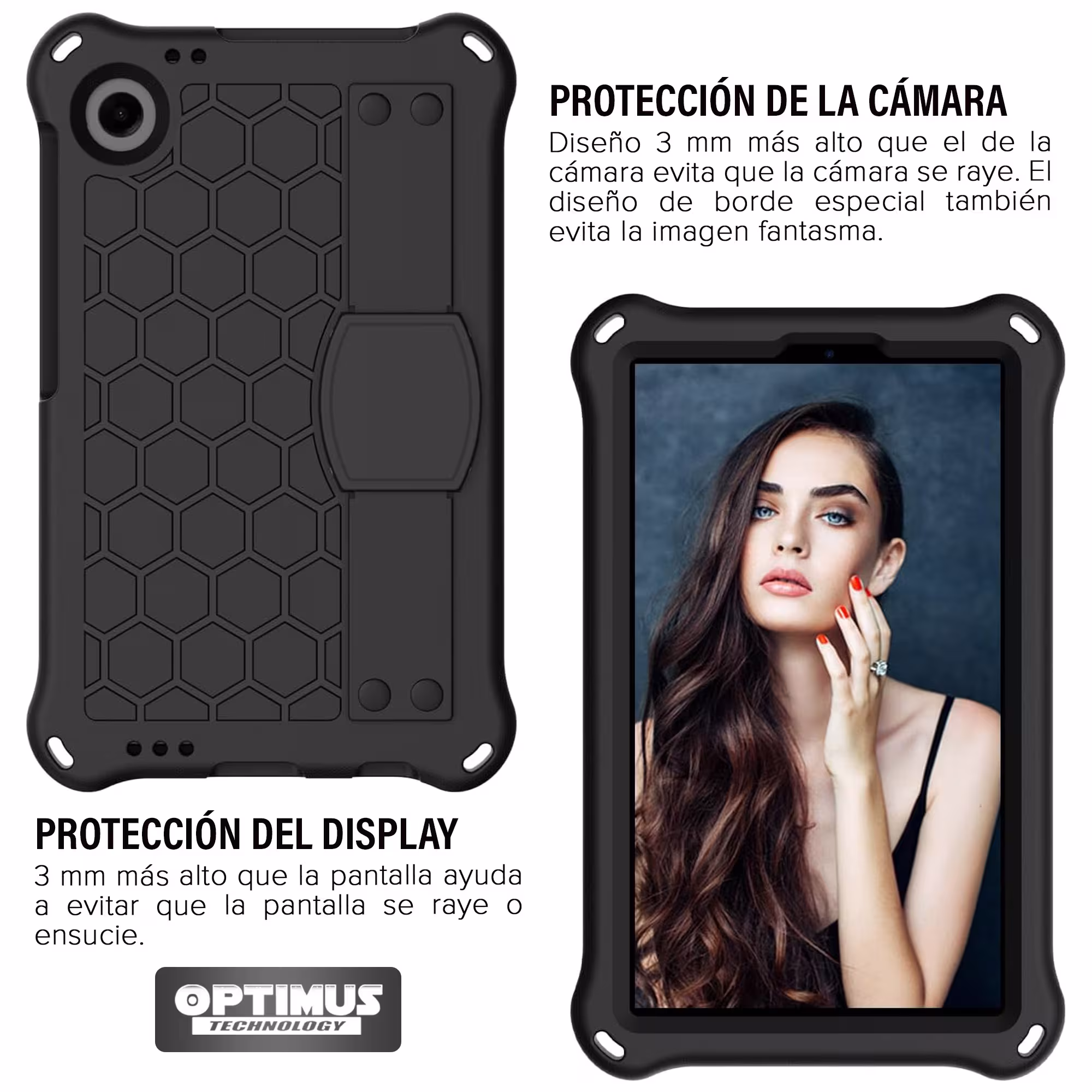 Estuche Case Antishock con correa desmontable EVA para Samsung Galaxy Tab A11 8.7 Pulgadas 2025 SM-X133 X135