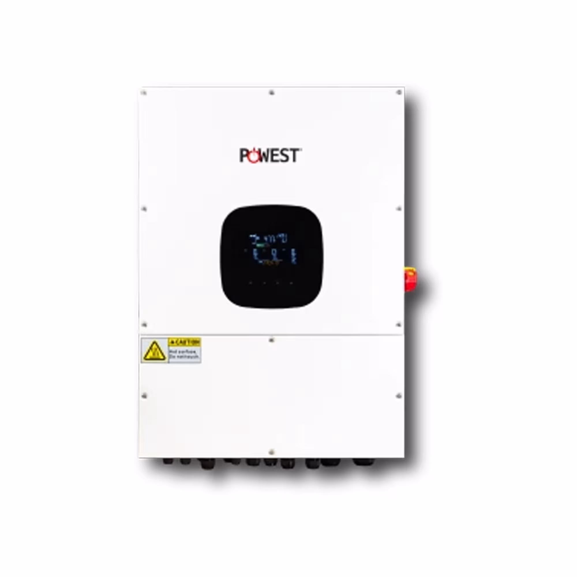 Inversor Solar All In One Powest 12KVA On-Grid UPS Hibrida Fase Partida IP65 Onda sinusoidal Alta eficiencia Uso residencial