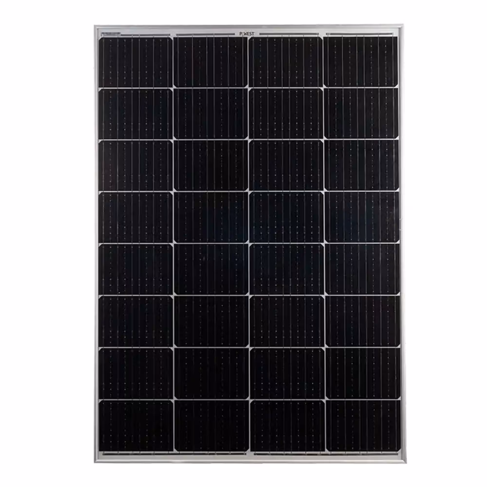 Panel Solar Monocristalino PERC 160W Powest Alta Eficiencia Sistemas Solares Energía Renovable Residencial Rural