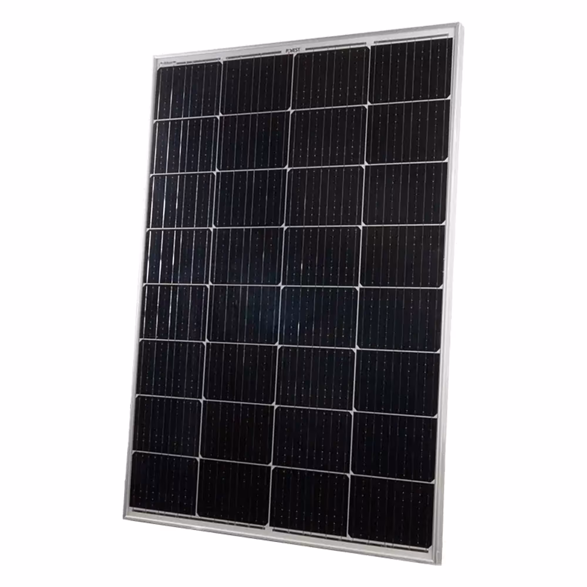 Panel Solar Monocristalino PERC 160W Powest Alta Eficiencia Sistemas Solares Energía Renovable Residencial Rural