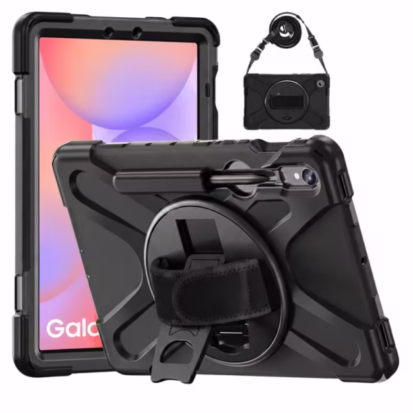 Estuche de Correa Con Manija 360° para Samsung Galaxy Tab S10 Lite (2025/2026) SM-X400 / SM-X406B