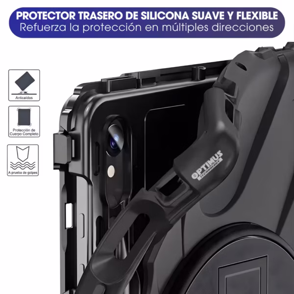 Estuche de Correa Con Manija 360° para Samsung Galaxy Tab S9 FE 10.9 Pulgadas (2025/2026) SM-X510 / SM-X516B, vista 11