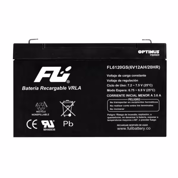 BATERIA SELLADA 6V-12AH REF. FL6120GS. -3