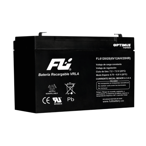 BATERIA SELLADA 6V-12AH REF. FL6120GS. -2