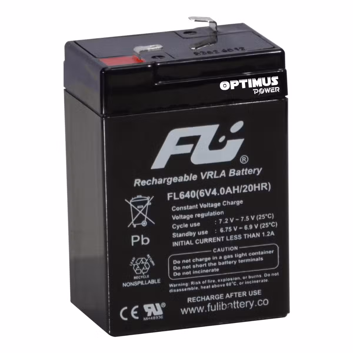 BATERIA SELLADA 6V-4AH REF. FL640GS