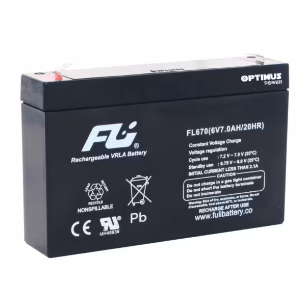BATERIA SELLADA 6V-7AH REF. FL670GS
