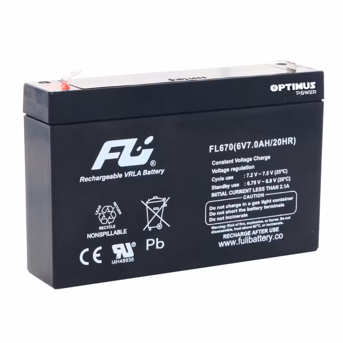 BATERIA SELLADA 6V-7AH REF. FL670GS