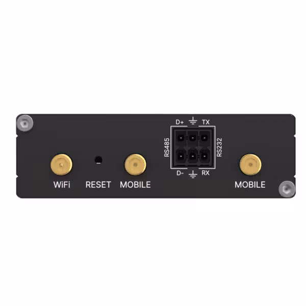 Rourter Industrial Teltonika RUT206 Cat 4, 3G, 2G, 4GLTE Interfaces Serie RS232 y RS485 para Comunicación, vista 2