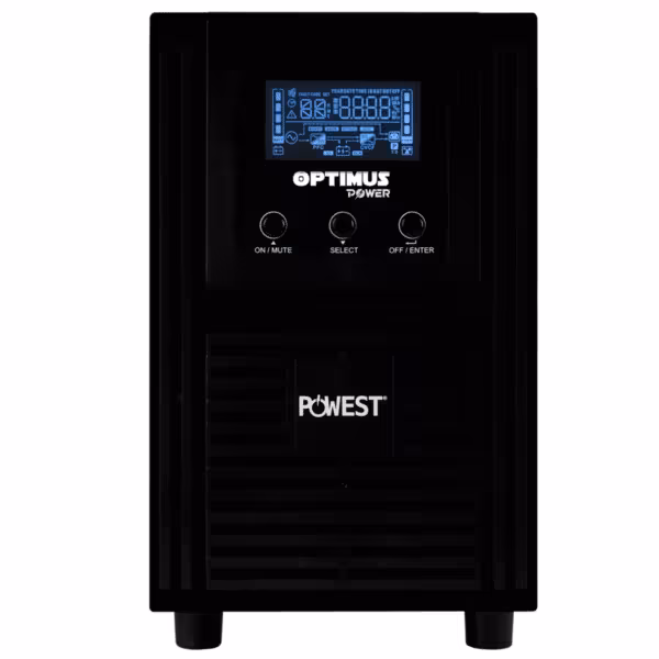 UPS 3000VA Micronet Powest Interactiva 8 Salidas regulador de tensión AVR respaldo independiente protección apagones, vista 3