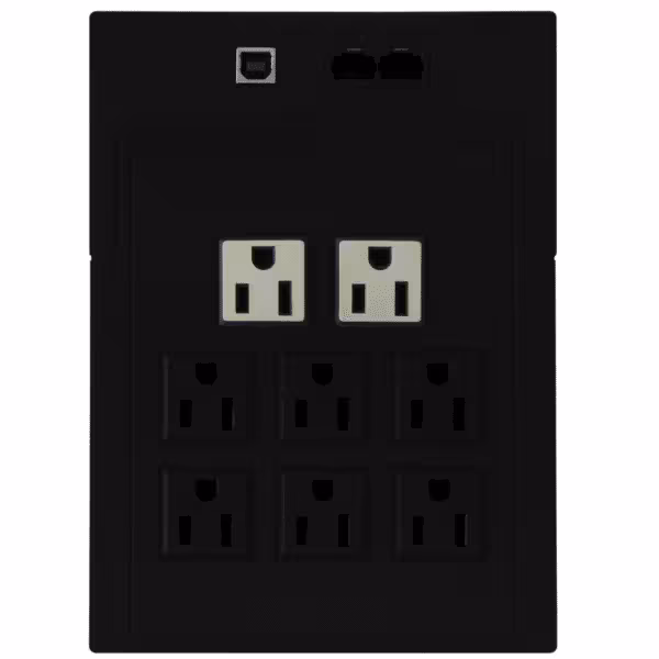 UPS 1250VA Interactiva Micronet Powest 8 Salidas regulador de tensión AVR respaldo independiente protección apagones, vista 2