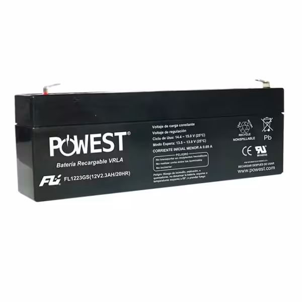 Batería Sellada 12V 2.3Ah FL1223GS Fuli Battery AGM VRLA