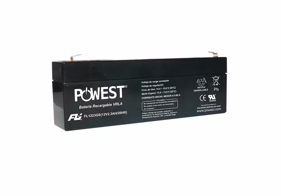 Batería Sellada 12V 2.3Ah FL1223GS Fuli Battery AGM VRLA