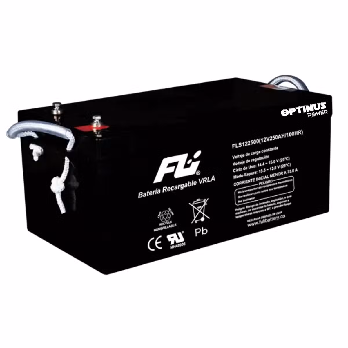 Batería Solar POWEST 12V 250Ah FLS122500 AGM VRLA