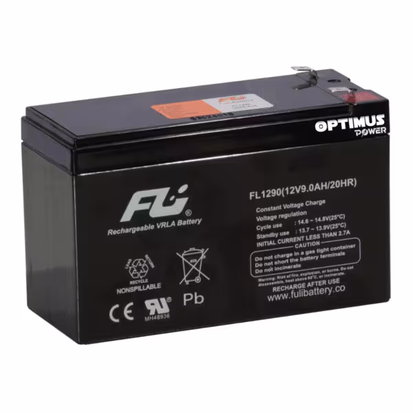 Batería Sellada AGM 12V 9Ah POWEST FL1290GS | Libre de Mantenimiento | UPS y Respaldo de Energía | Tecnología VRLA