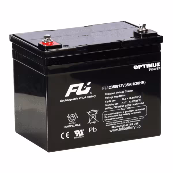 Batería Sellada AGM 12V 35Ah POWEST FL12350GS | 10 Años de Vida Útil | UPS y Respaldo de Energía