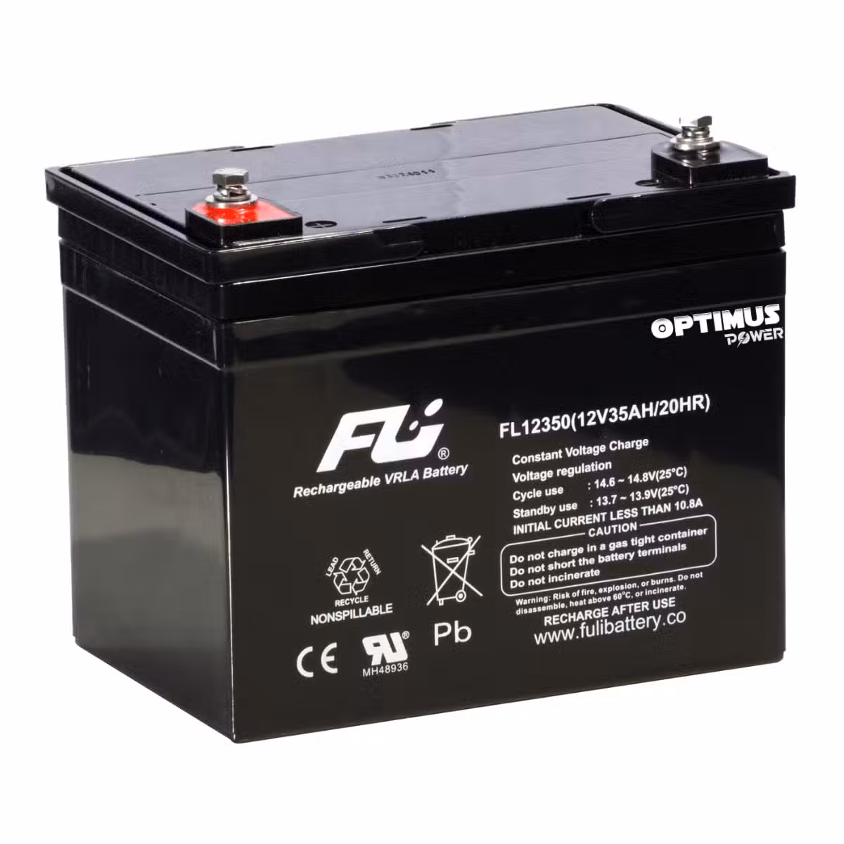 Batería Sellada AGM 12V 35Ah POWEST FL12350GS | 10 Años de Vida Útil | UPS y Respaldo de Energía