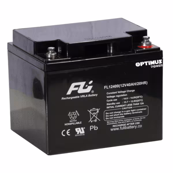 Batería Sellada AGM 12V 40Ah POWEST FL12400GS | 10 Años de Vida Útil | UPS y Respaldo de Energía