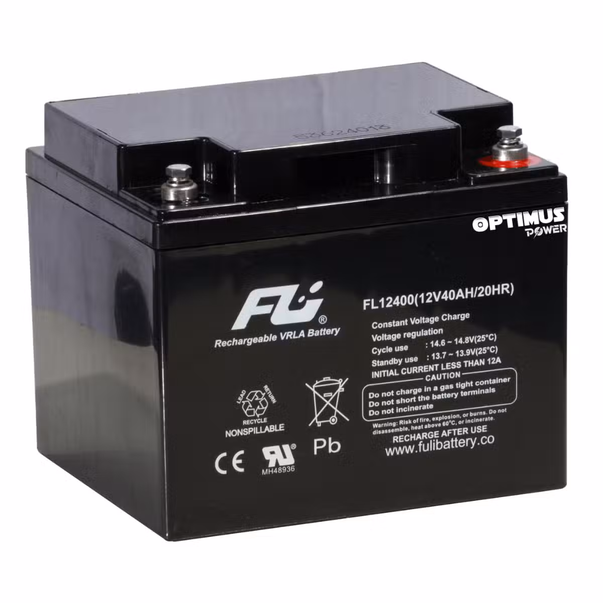 Batería Sellada AGM 12V 40Ah POWEST FL12400GS | 10 Años de Vida Útil | UPS y Respaldo de Energía