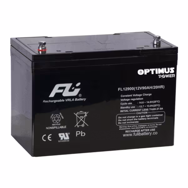 Batería Sellada AGM 12V 90Ah POWEST FL12900GS | 10 Años | Alta Capacidad | UPS y Respaldo de Energía