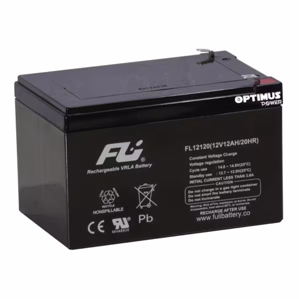 Batería Sellada AGM 12V 12Ah POWEST FL12120GS | Libre de Mantenimiento | UPS y Respaldo de Energía | Tecnología VRLA