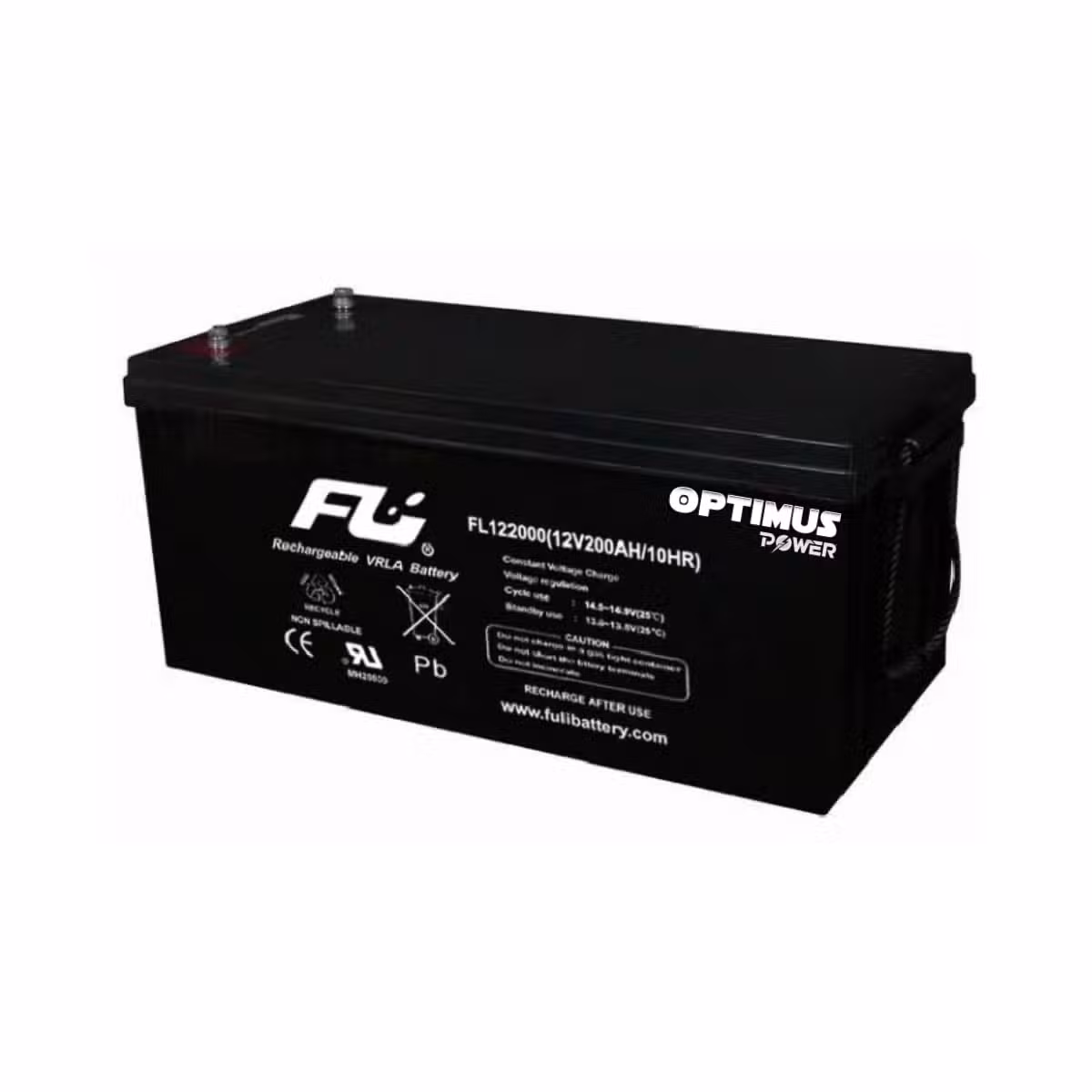 Batería Sellada AGM 12V 200Ah POWEST FL122000GS | 10 Años | Ultra Capacidad | UPS y Respaldo