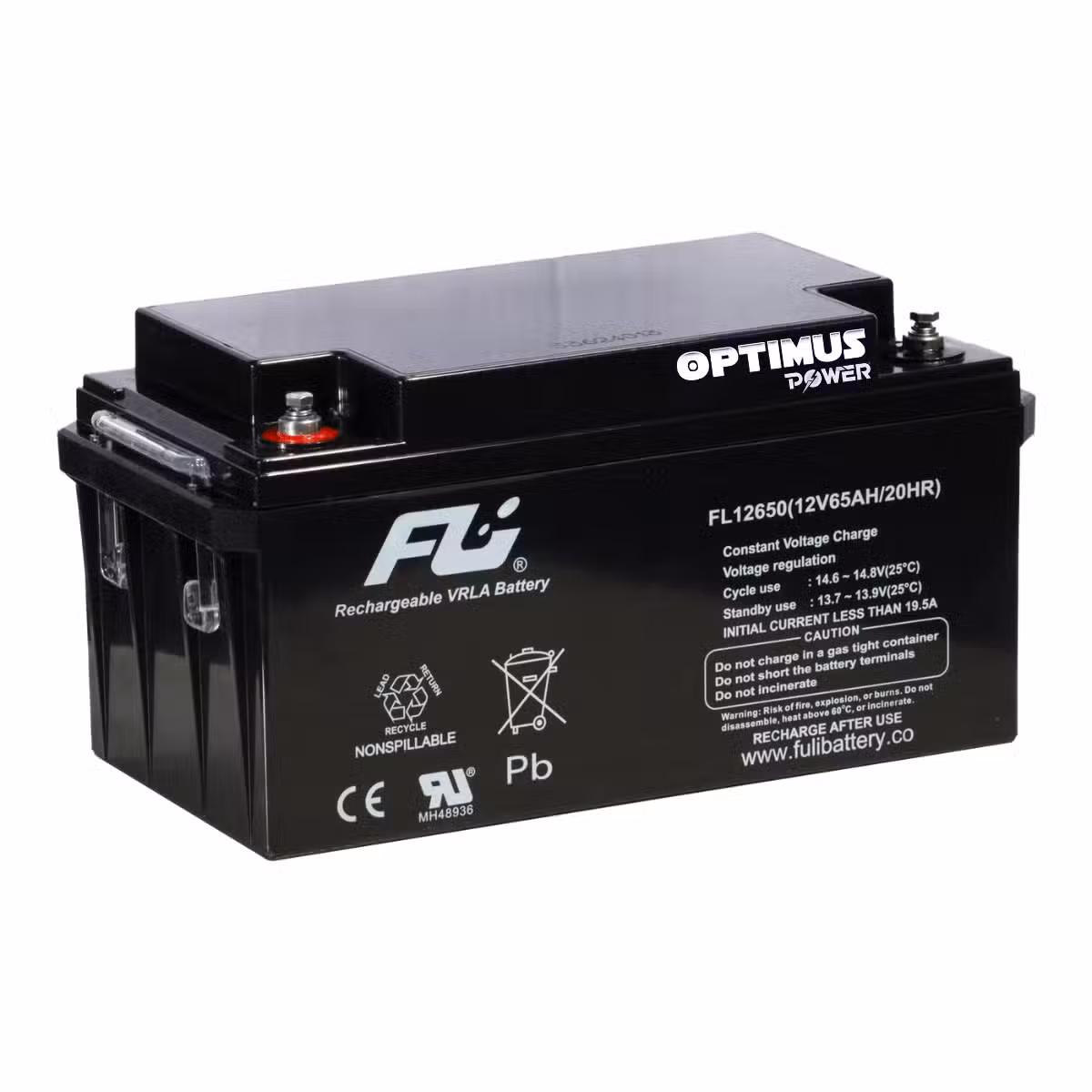Batería Sellada AGM 12V 65Ah POWEST FL12650GS | 10 Años | Alta Capacidad | UPS y Respaldo de Energía