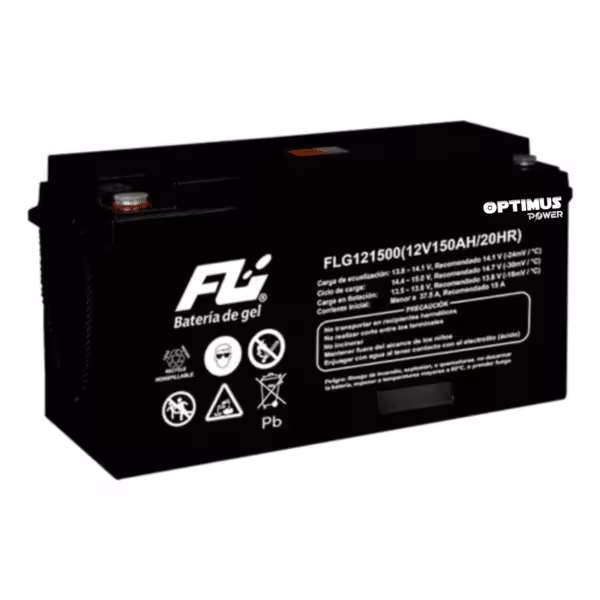 Batería GEL Ciclo Profundo 12V 150Ah POWEST FLS121500DC | Energía Solar | Deep Cycle VRLA | Off-Grid