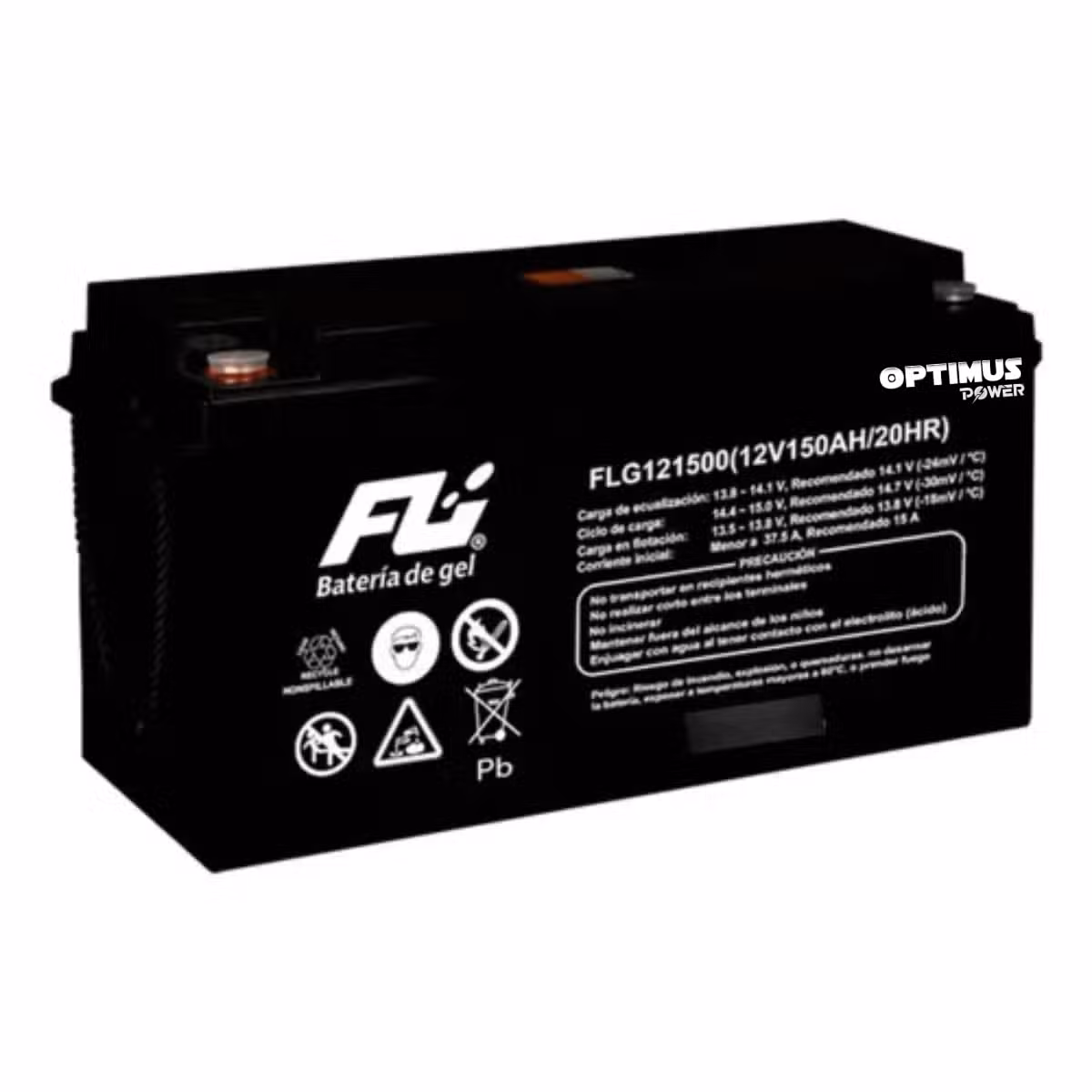 Batería GEL Ciclo Profundo 12V 150Ah POWEST FLS121500DC | Energía Solar | Deep Cycle VRLA | Off-Grid