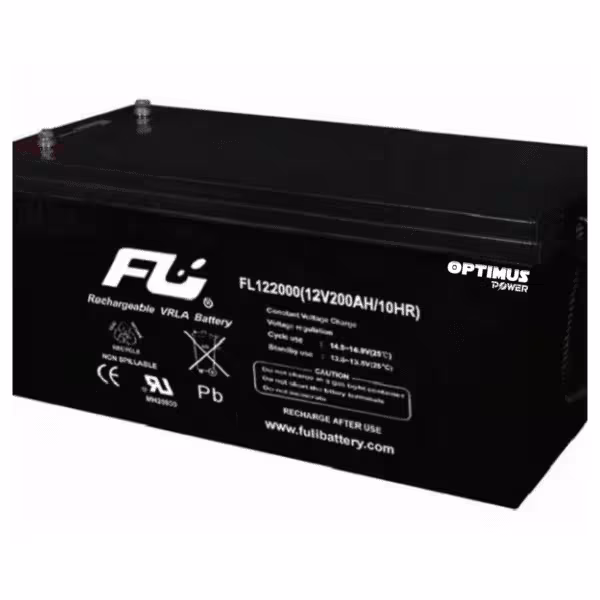 Batería GEL Ciclo Profundo 12V 200Ah POWEST FLS122000DC | Energía Solar | Deep Cycle VRLA | Off-Grid
