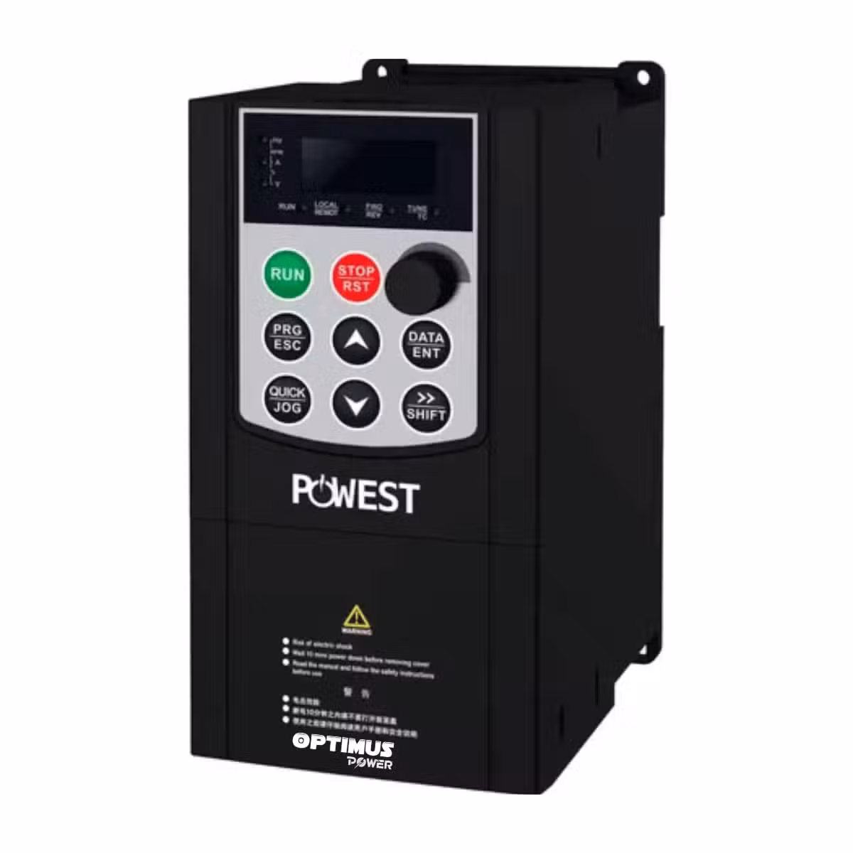 Variador de Frecuencia POWEST VFD 1.5kW 2HP | 220/240VAC Monofásico | Vectorial SVC | RS-485