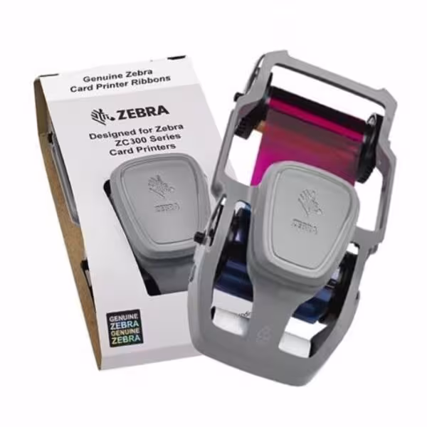 Cinta Zebra YMCKLL 200 Imágenes para ZC300 LA | Ribbon de Alta Seguridad con Laminado