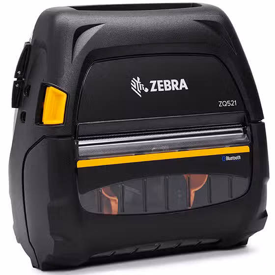 Impresora Móvil Zebra ZQ521 113mm Bluetooth 4.1 | Impresora de Etiquetas y Recibos Portátil | Baterí