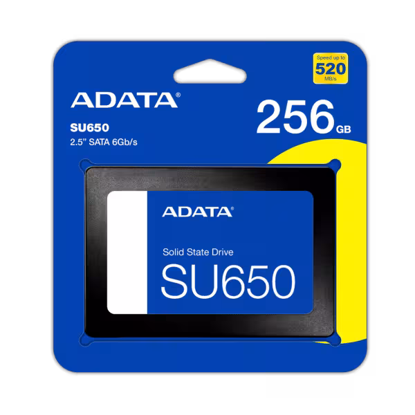 SSD ADATA Ultimate SU650 256GB 2.5" SATA III | Rendimiento y Confiabilidad