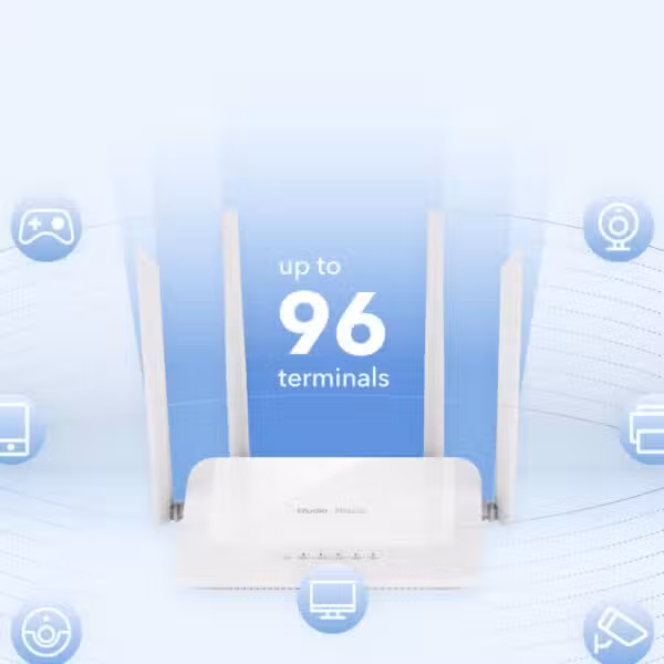 Router doméstico Ruijie Reyee RG-EW1200 en uso