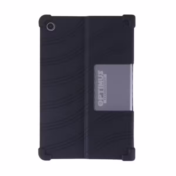 Kit Estuche de Goma Antishock Negro para Lenovo Tab Plus TB-351FU + Teclado 2 en 1 Bluetooth Español, vista 2